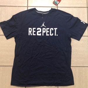 Derek Jeter Nike jordan brand Re2pect T-shirt new
